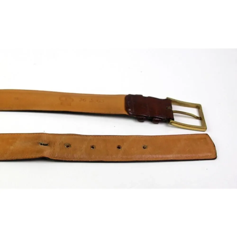 VTG Dooney & Bourke BROWN REAL LEATHER 1 1/8